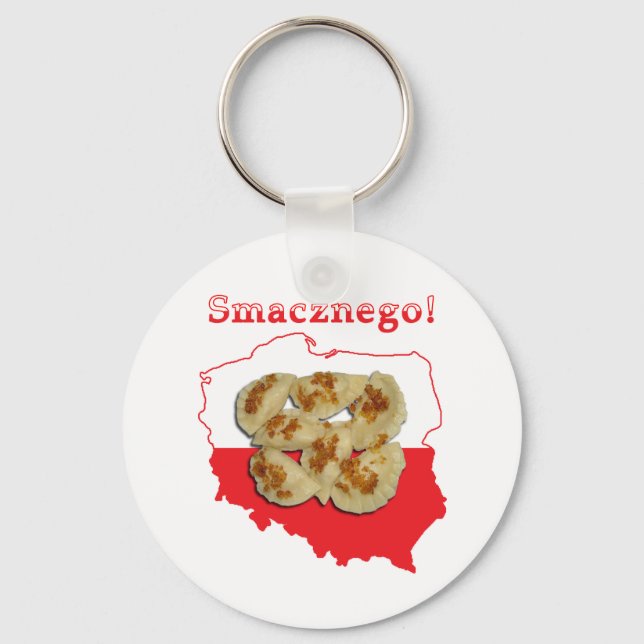 Pierogi Smacznego polska Karta Nyckelring (Framsida)
