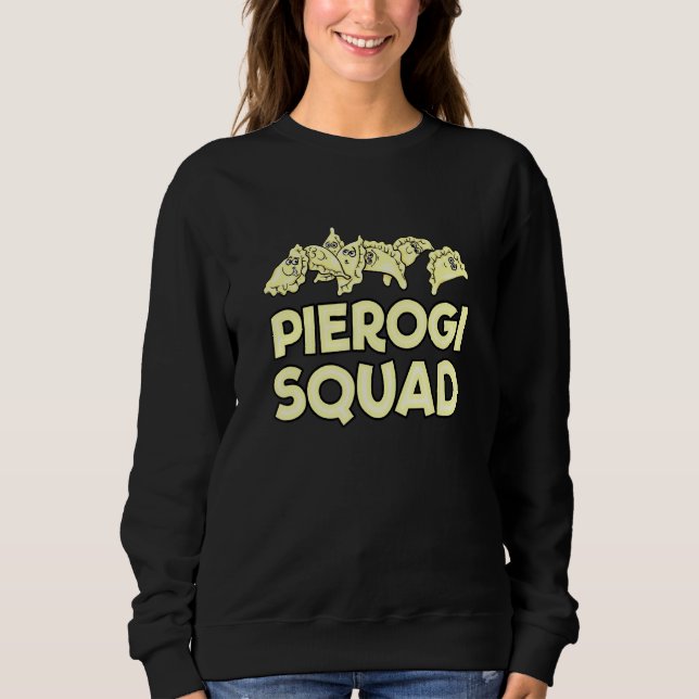 Pierogi Squad Filling Dumplings polsk Food Cuisine T Shirt (Framsida)