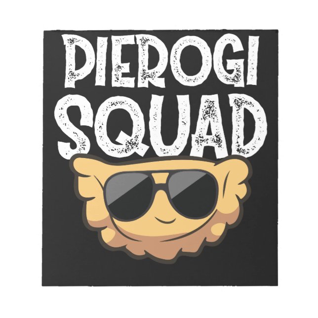 Pierogi Squad polska Food Poland Funny Anteckningsblock (Framsida)