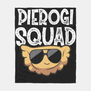Pierogi Squad polska Food Poland Funny Fleecefilt
