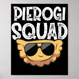 Pierogi Squad polska Food Poland Funny Poster