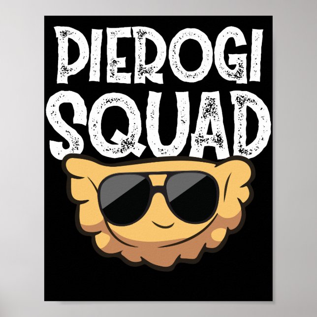 Pierogi Squad polska Food Poland Funny Poster (Framsidan)