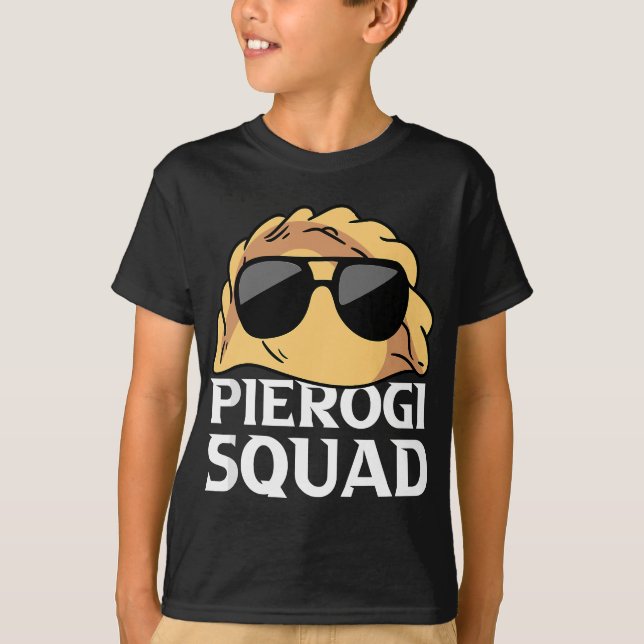 Pierogi Squad polska Food Poland Funny T Shirt (Framsida)