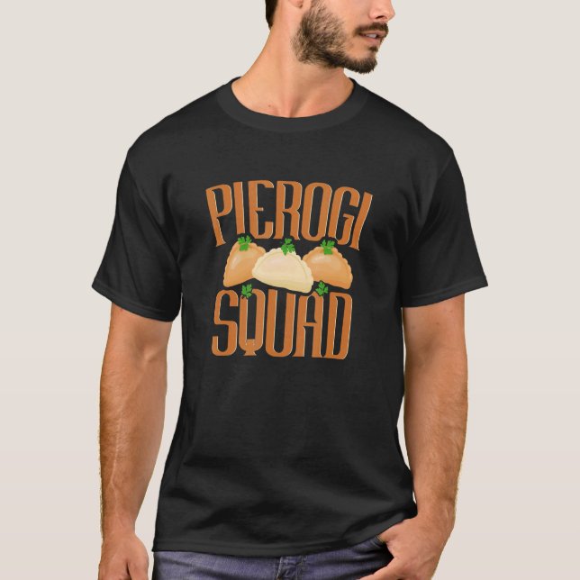 Pierogi Squad Polska Pierogies polska Perogi Polan T Shirt (Framsida)