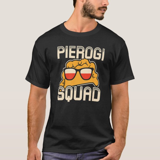 Pierogi Squad  Polski Polska Poland T Shirt (Framsida)