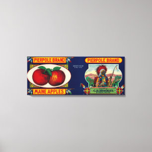 Pierpole Apple LabelStrong, MIG Canvastryck