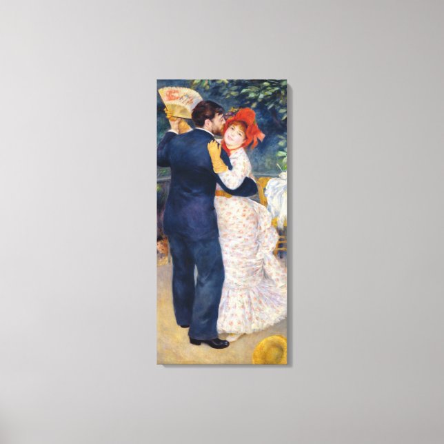 Pierre A Renoir | A Dance i Land Canvastryck (Framsida)