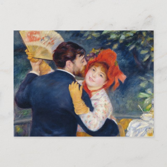 Pierre A Renoir | A Dance i Land Vykort (Framsida)