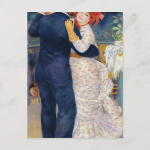 Pierre A Renoir A Dance i Land Vykort