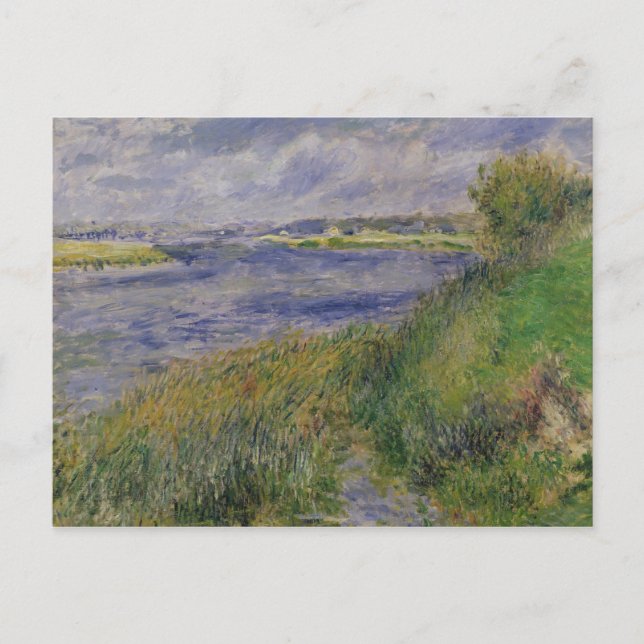 Pierre A Renoir | Banker Seine, Champrosay Vykort (Framsida)
