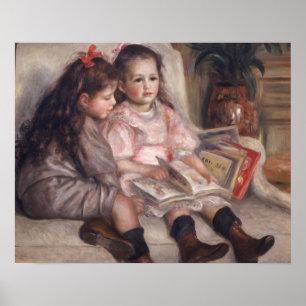 Pierre A Renoir Barn i Martial Caillebotte Poster