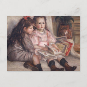 Pierre A Renoir Barn i Martial Caillebotte Vykort