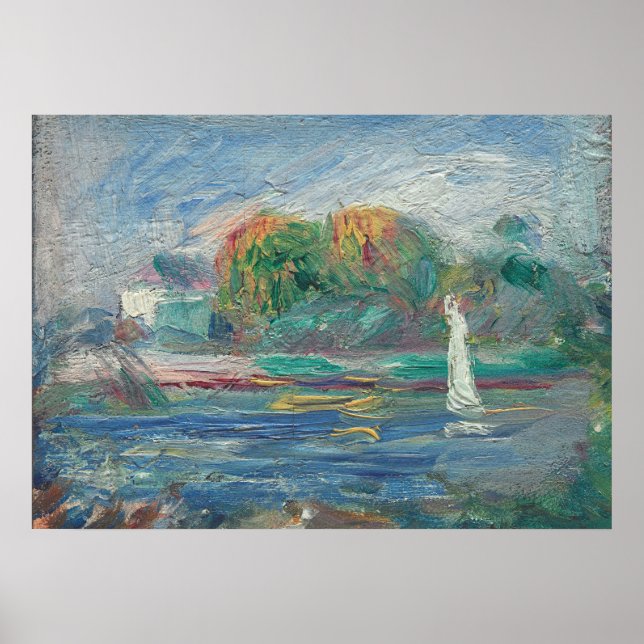 Pierre A Renoir | Blåfloden Poster (Framsidan)