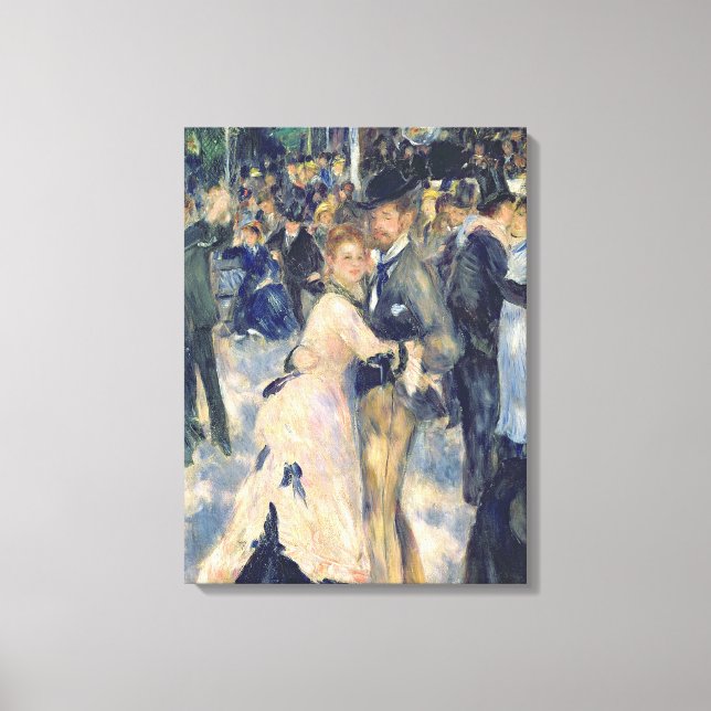 Pierre A Renoir | Boll vid Moulin de la Galette Canvastryck (Framsida)
