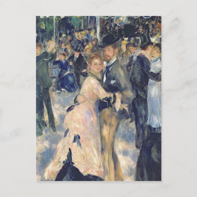 Pierre A Renoir | Boll vid Moulin de la Galette Vykort (Framsida)