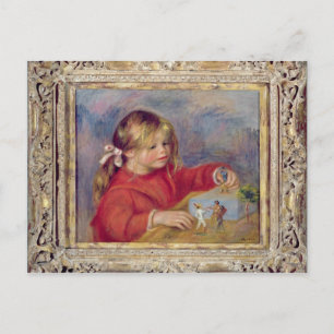 Pierre A Renoir Claude Renoir at Play Vykort