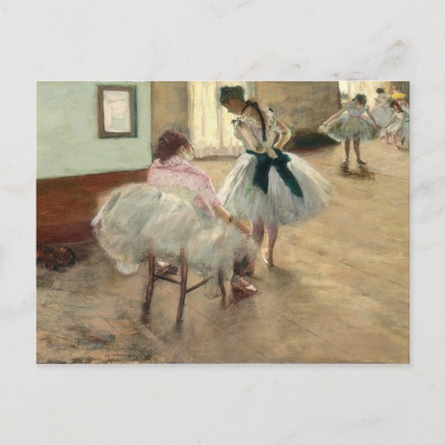 Pierre A Renoir | Dance Lesson Vykort (Framsida)