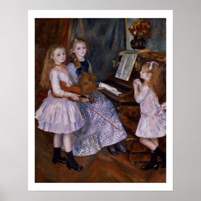 Pierre A Renoir | Döttarna på Catulle Mendes Poster (Framsidan)