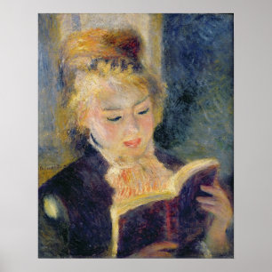 Pierre A Renoir Flickläsning Poster
