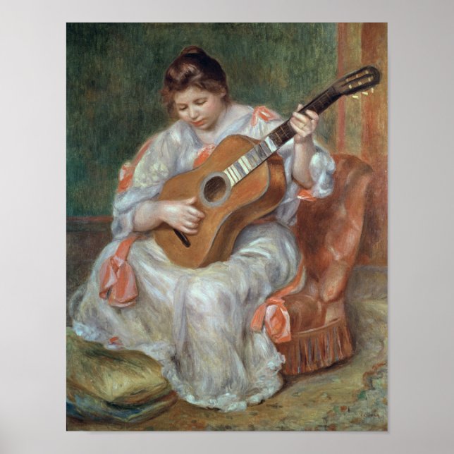 Pierre A Renoir | Guitar Player Poster (Framsidan)