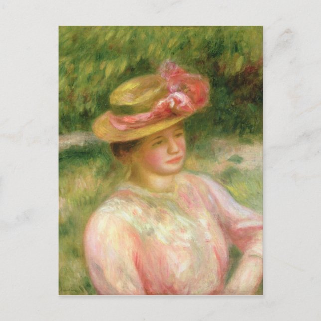 Pierre A Renoir | Hatt Vykort (Framsida)