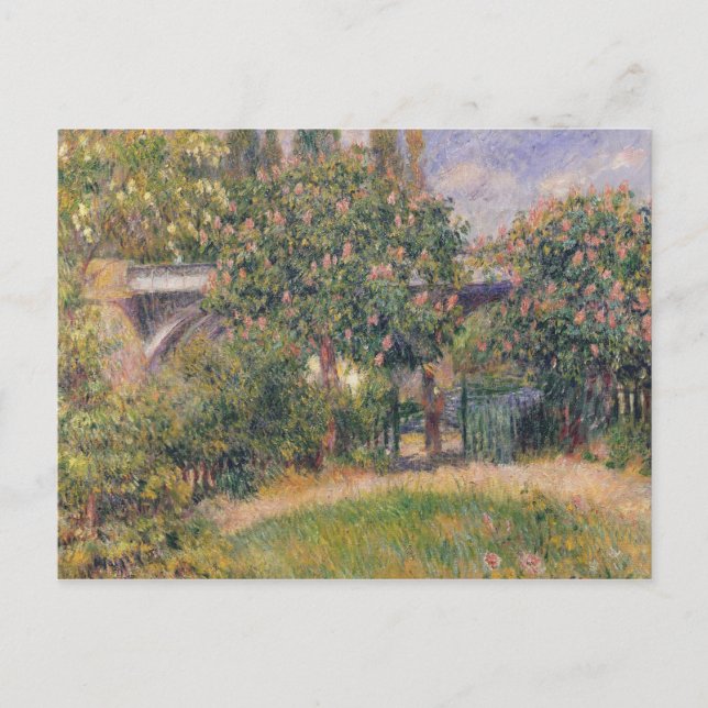 Pierre A Renoir | Järnvägsbro i Chatou Vykort (Framsida)