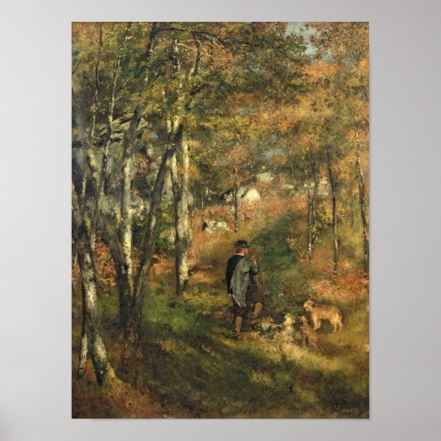 Pierre A Renoir | Jules Le Coeur i skogen Poster (Framsidan)