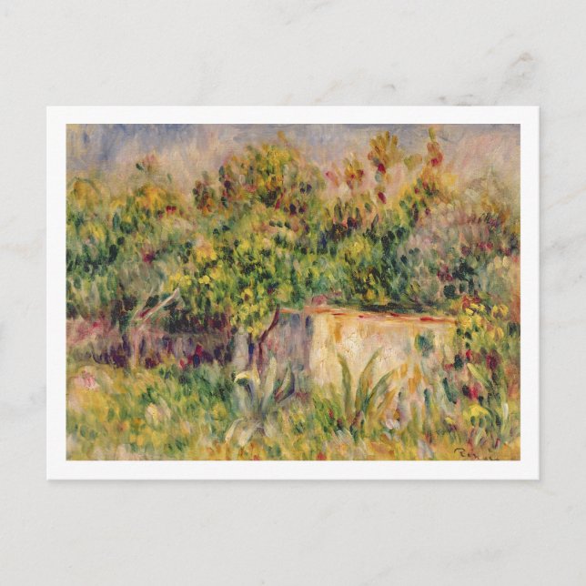 Pierre A Renoir | Kabin i en Clearing in a Wood Vykort (Framsida)