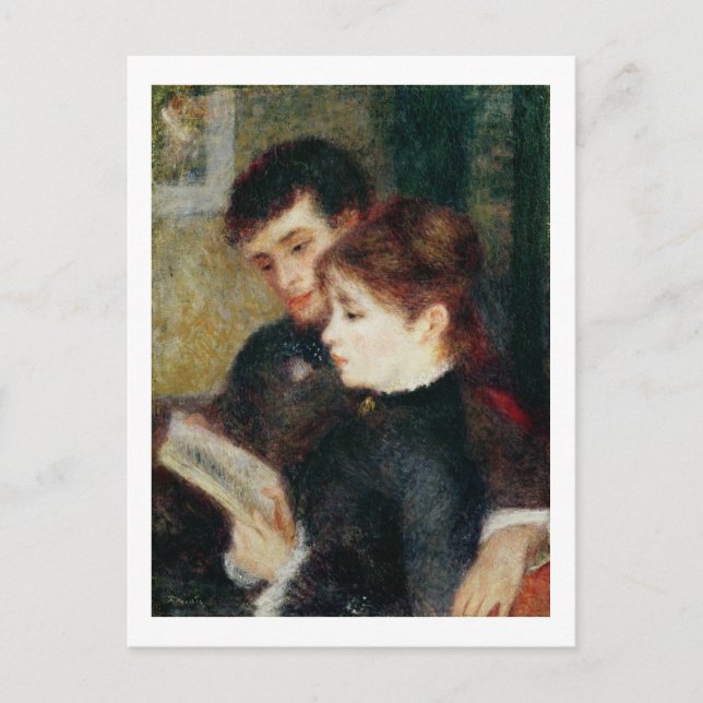 Pierre A Renoir | Läsning Vykort (Framsida)
