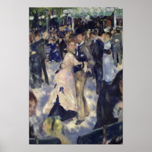 Pierre A Renoir Le Moulin de la Galette Poster