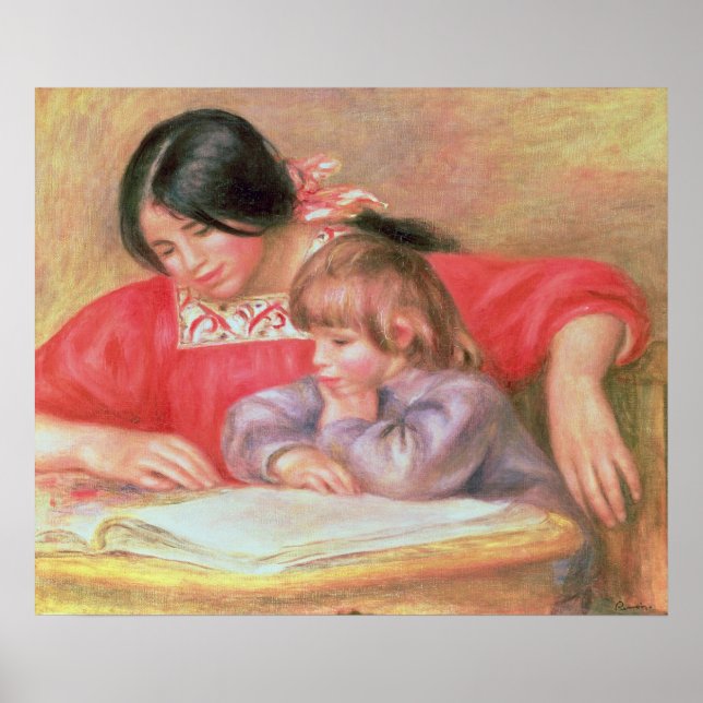 Pierre A Renoir | Leontine och Coco Poster (Framsidan)