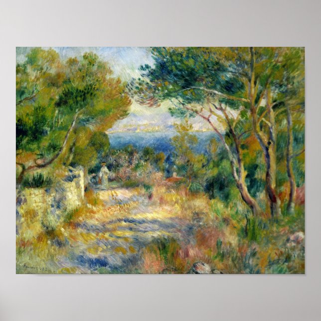 Pierre A Renoir | L'Estaque Poster (Framsidan)