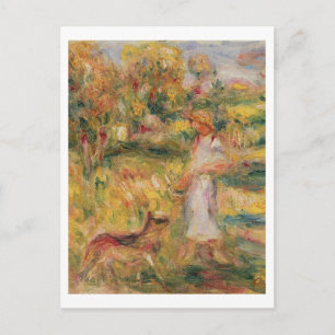 Pierre A Renoir Liggande hos konstnärens fru Vykort