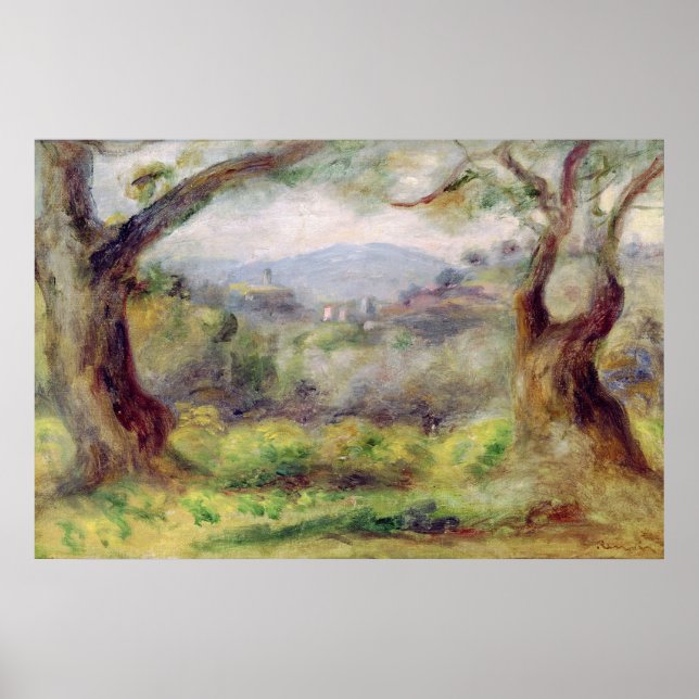 Pierre A Renoir | Liggande i Les Collettes Poster (Framsidan)
