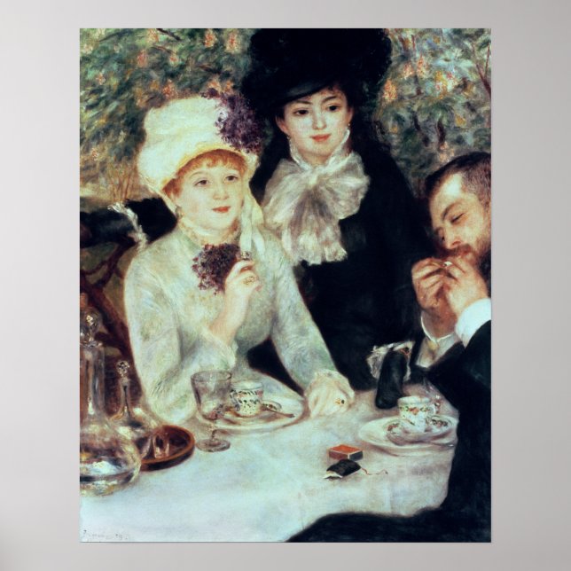 Pierre A Renoir | Luncheons slut Poster (Framsidan)