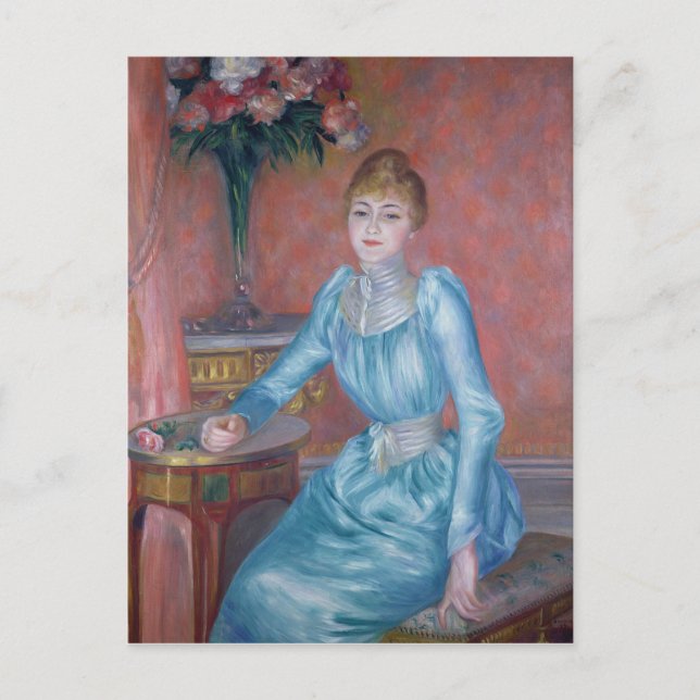 Pierre A Renoir | Madame de Bonnieres Vykort (Framsida)