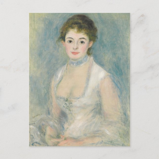 Pierre A Renoir | Madame Henriot Vykort (Framsida)