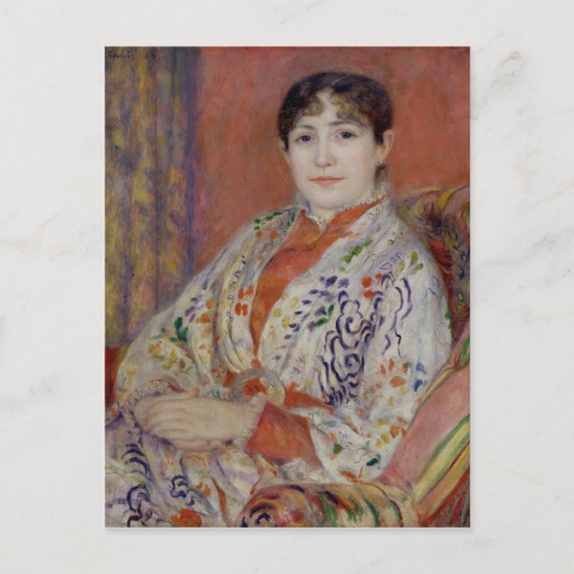 Pierre A Renoir | Madame Heriot Vykort (Framsida)