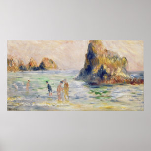 Pierre A Renoir Moulin Huet Bay, Guernsey Poster
