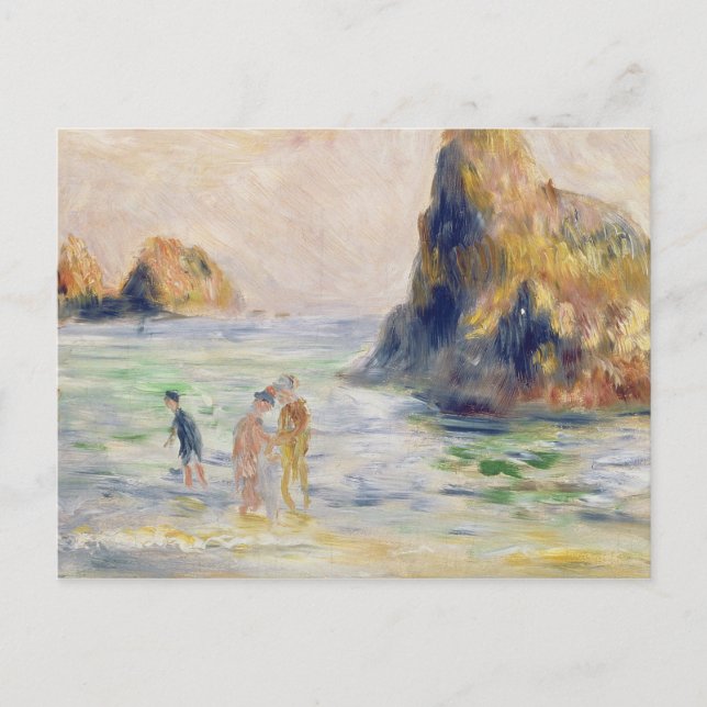 Pierre A Renoir | Moulin Huet Bay, Guernsey Vykort (Framsida)