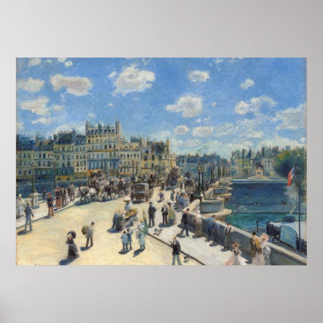 Pierre A Renoir | Pont Neuf, Paris Poster (Framsidan)