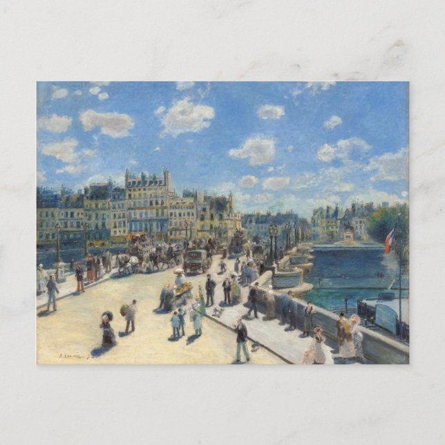 Pierre A Renoir | Pont Neuf, Paris Vykort (Framsida)