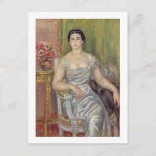 Pierre A Renoir Porträtt i A. Valliere-Merzbach Vykort