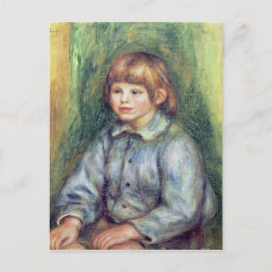Pierre A Renoir Porträtt i Claude Renoir Vykort