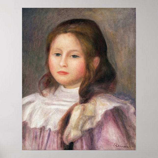 Pierre A Renoir | Porträtt i ett barn 2 Poster (Framsidan)