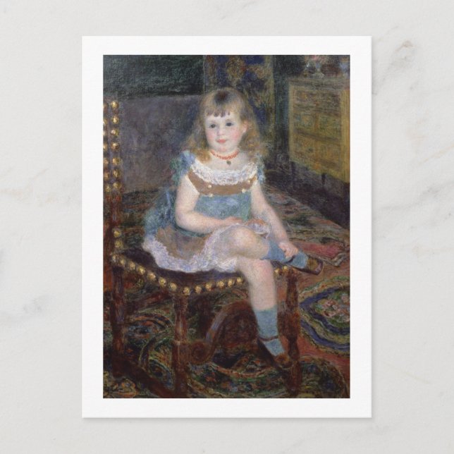 Pierre A Renoir | Porträtt i Mlle. G. Charpentier Vykort (Framsida)