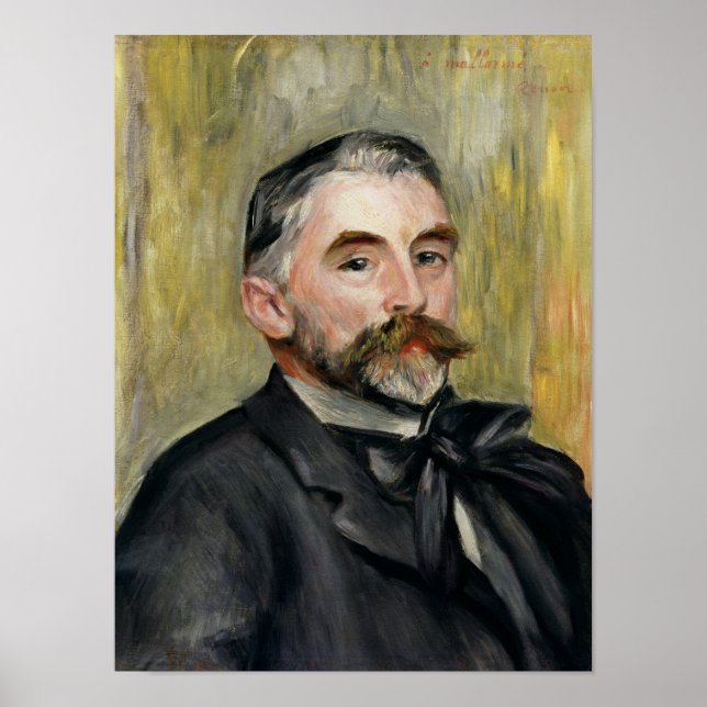 Pierre A Renoir | Porträtt i Stephane Mallarme Poster (Framsidan)