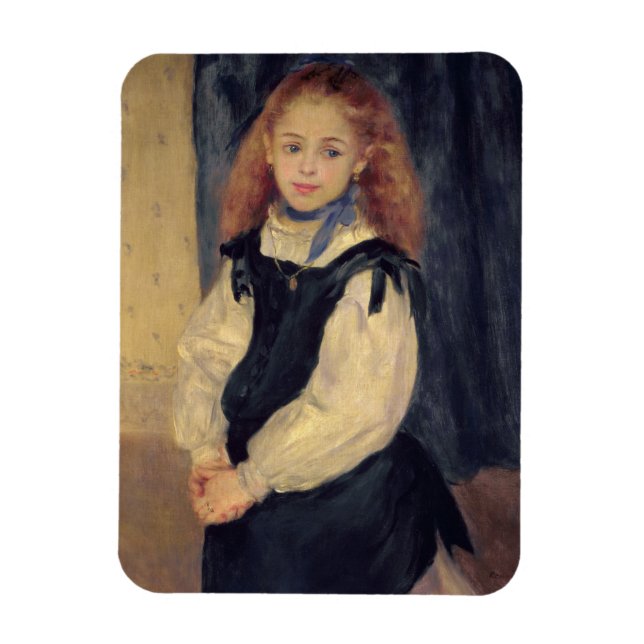 Pierre A Renoir | Porträtt på Mademoiselle Legrand Magnet (Vertikal)