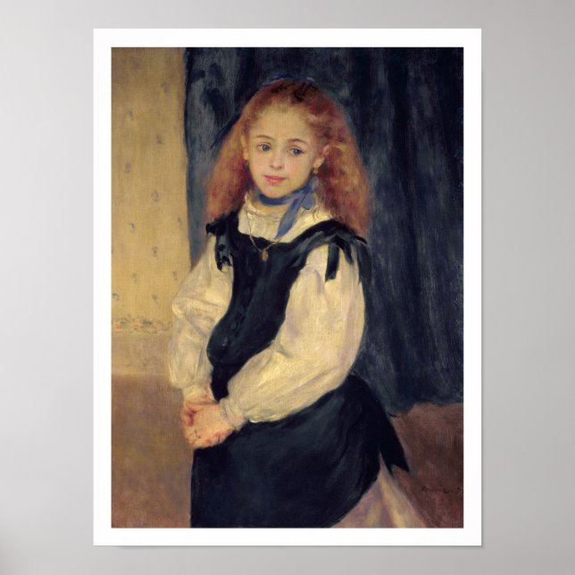 Pierre A Renoir | Porträtt på Mademoiselle Legrand Poster (Framsidan)