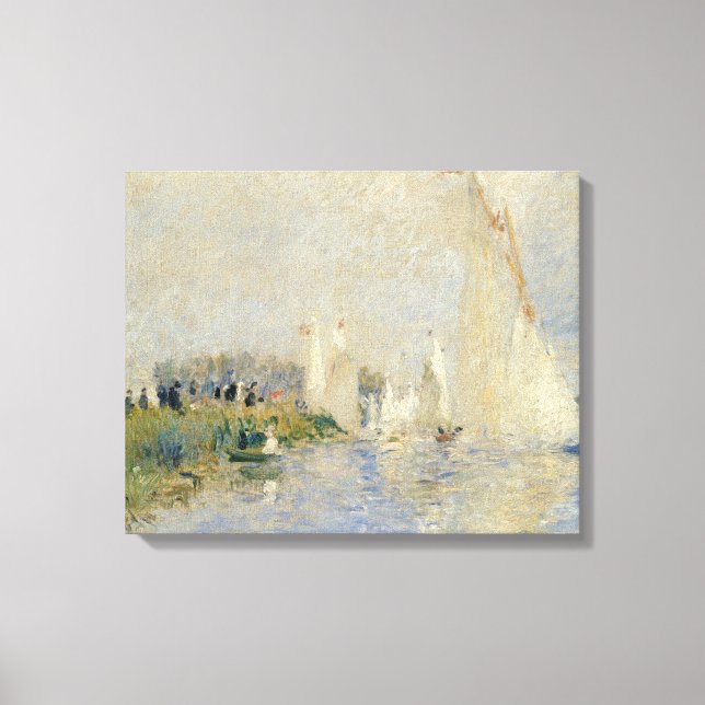 Pierre A Renoir | Regatta i Argentina Canvastryck (Framsida)